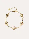 [460048] PULSERA TREBOL ZIRCONIA ACERO.webp