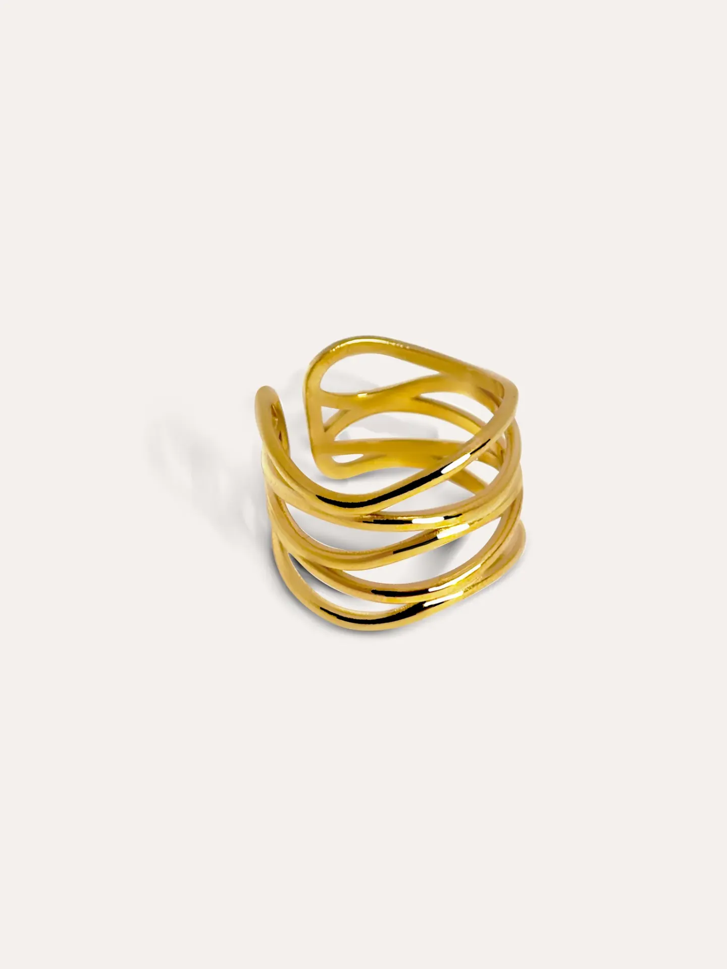 [340764] ANILLO CURVAS ACERO