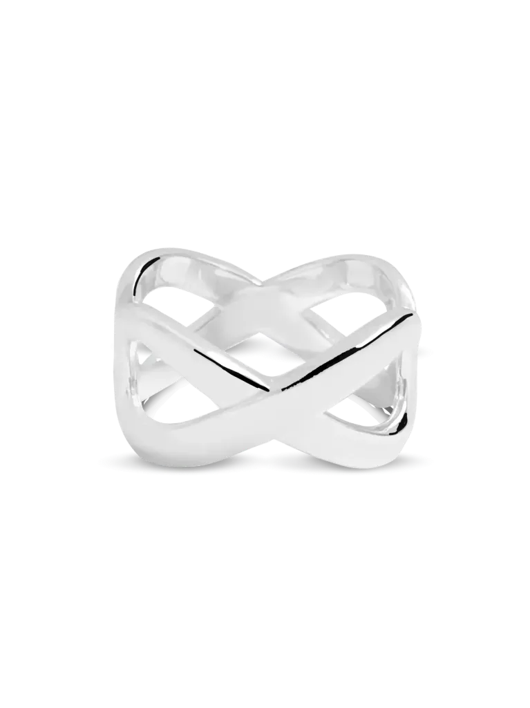 ANILLO INFINITOS PLATA 925