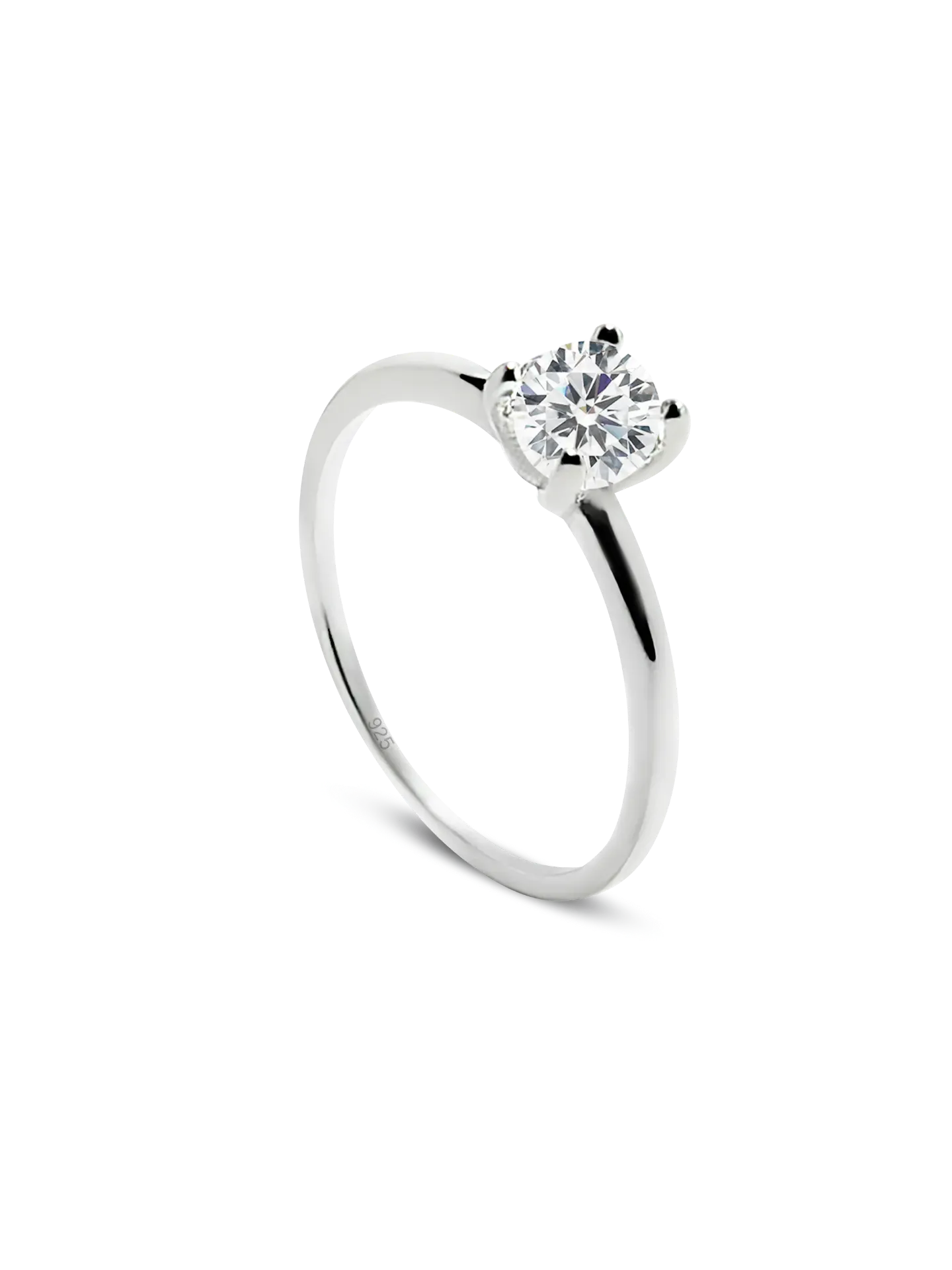 [370943] ANILLO PROMESA ZIRCONIAS PLATA