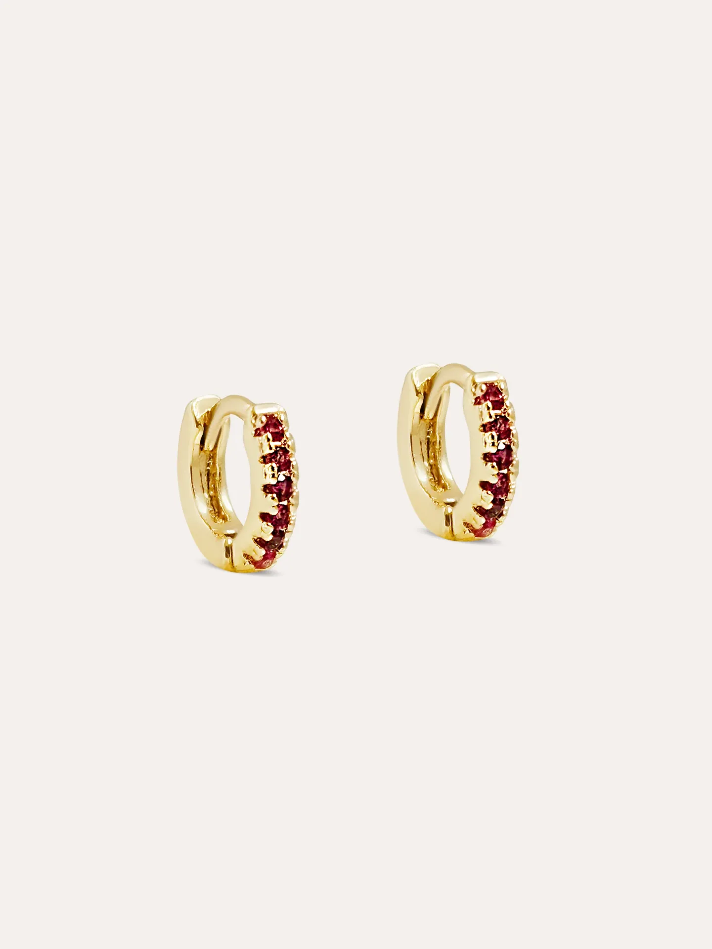 [030174] ARETES ARRACADA ZIRCONIA BAÑO ORO 18K