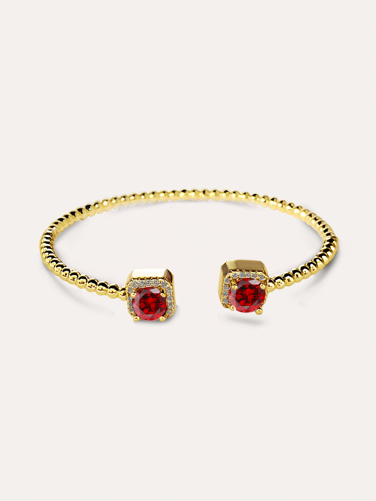 [340660] BRAZALETE MALEABLE BAÑO DE ORO