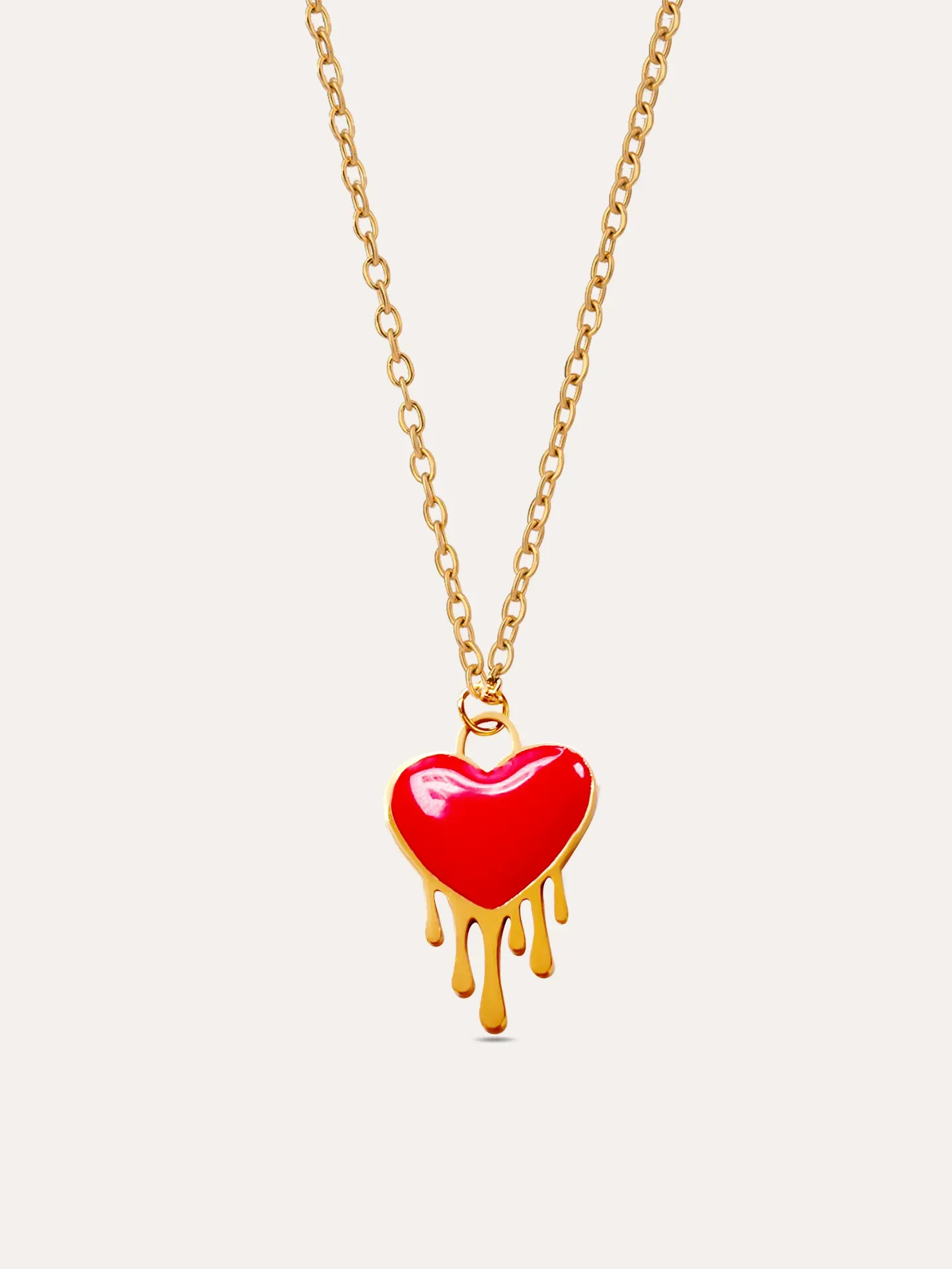 COLLAR CORAZON ACERO