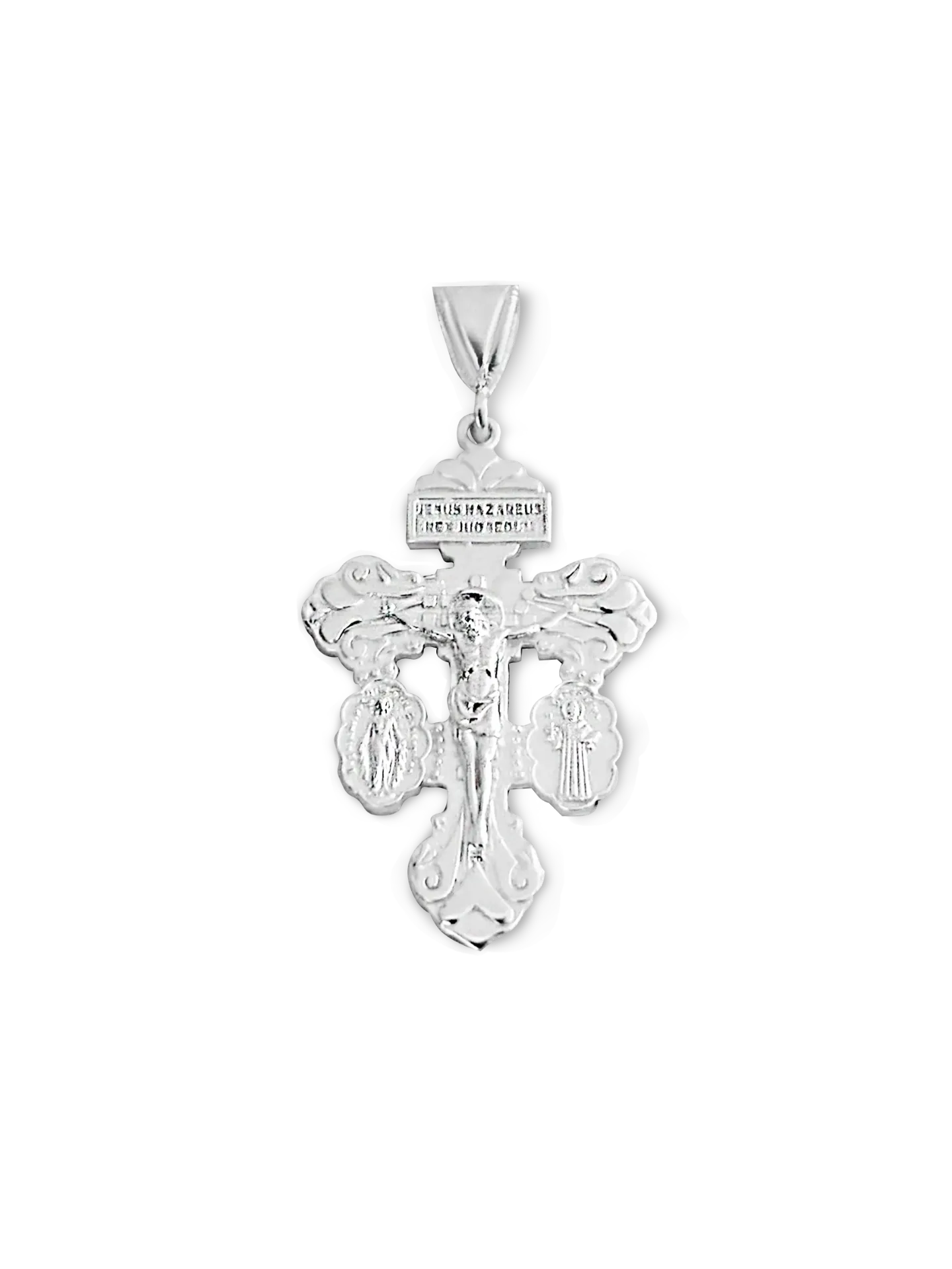 DIJE CRUZ TRES PODERES PLATA 925