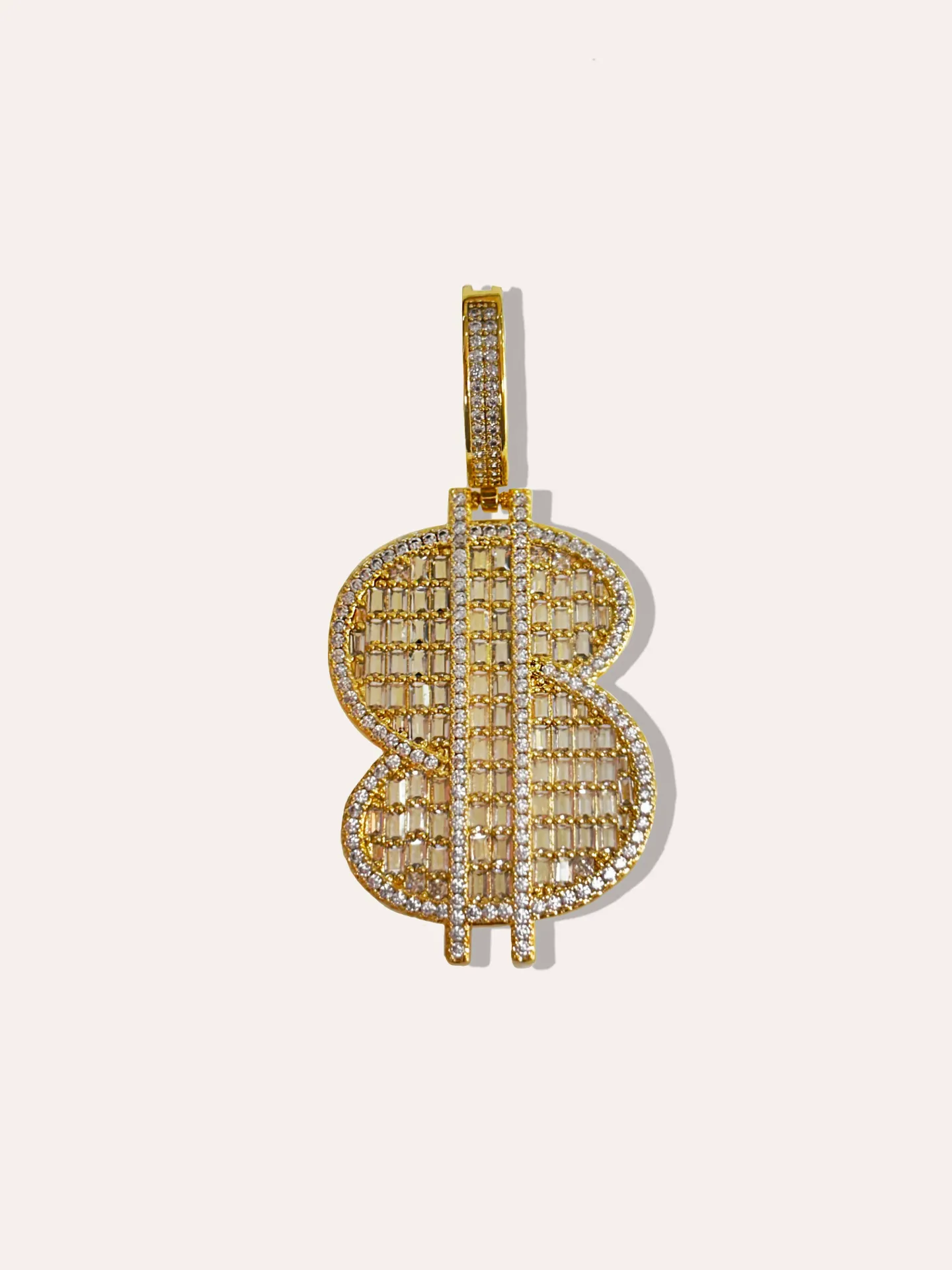 [340723] DIJE PAVÈ ZIRCONIA BAÑO ORO