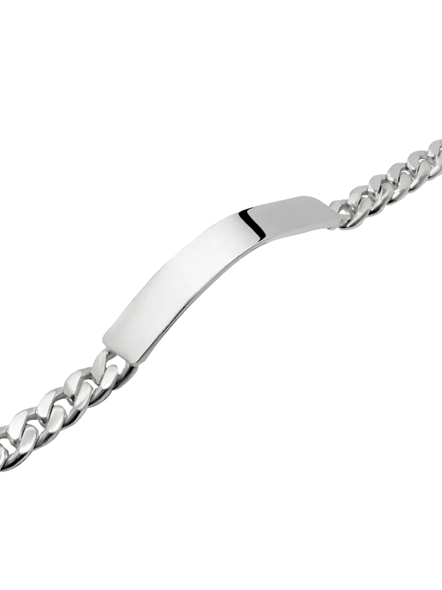 PULSERA CON PLACA B. CAJA PLATA 925