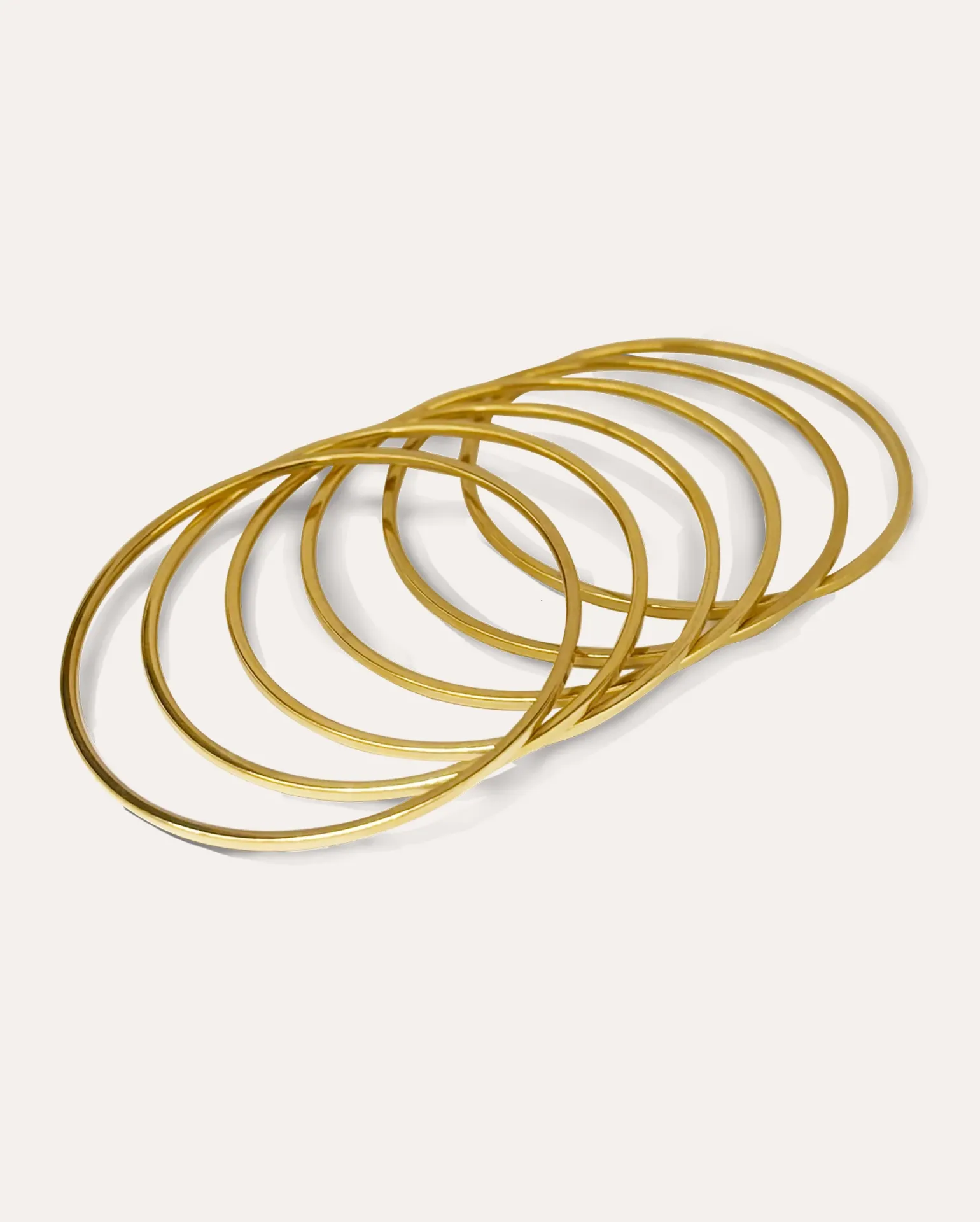 [030114] SET BRAZALETE RIGIDO 6PZ ACERO