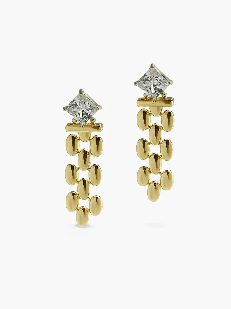 [460067] ARETE COLGATE ZIRCONIA BAÑO ORO