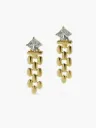 ARETE COLGATE ZIRCONIA BAÑO ORO