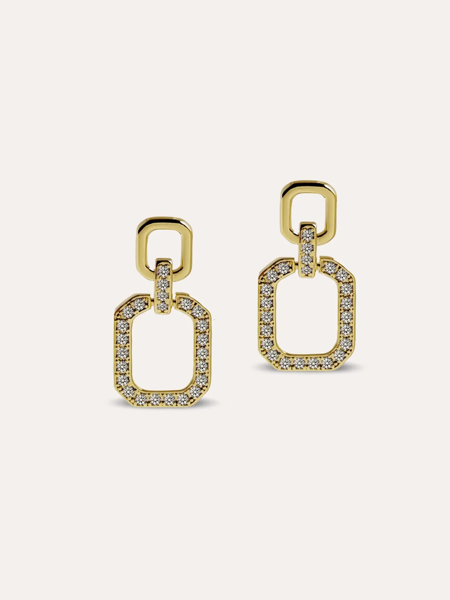 ARETE COLGATE ZIRCONIA BAÑO ORO