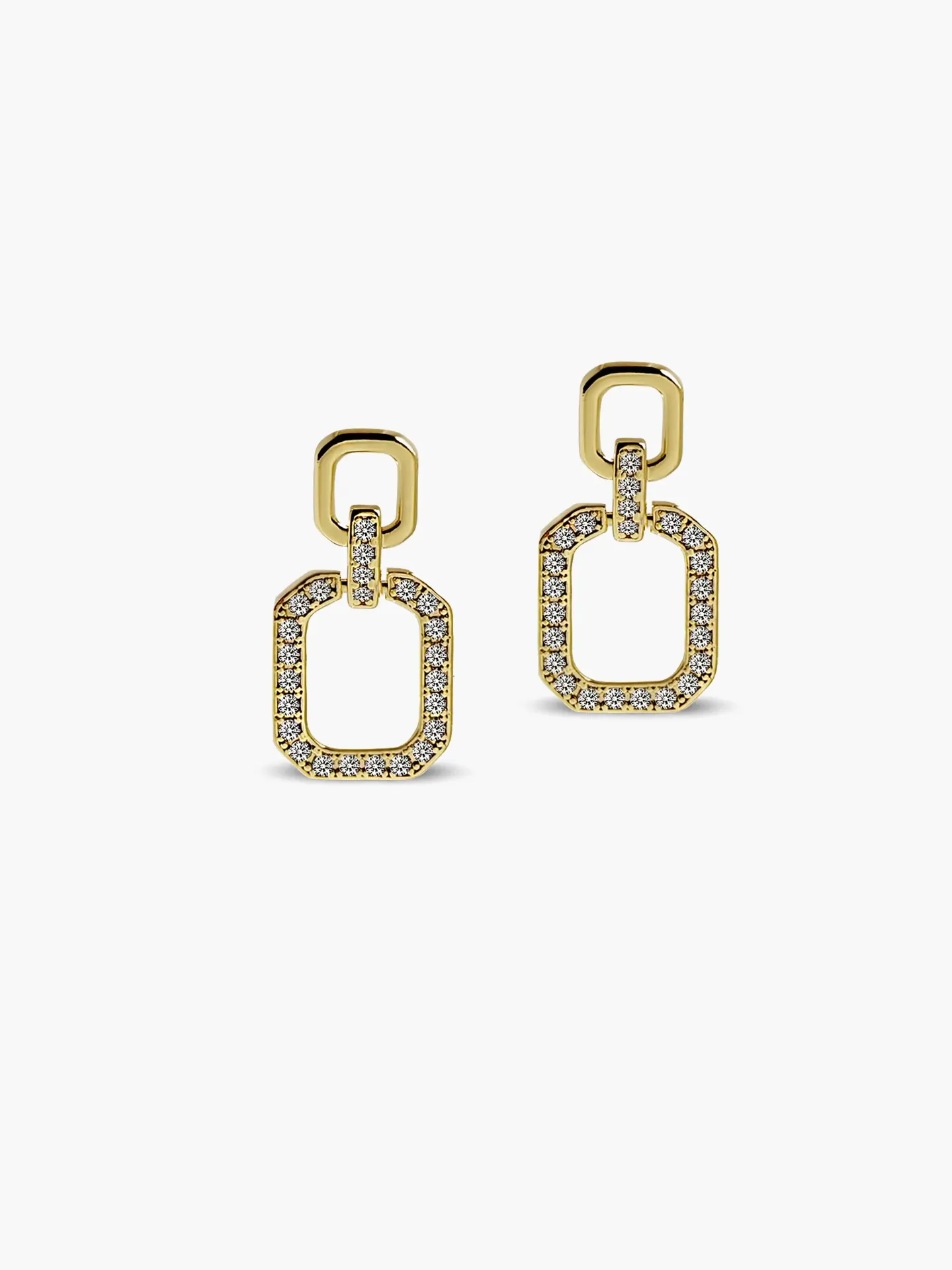 [460066] ARETE COLGATE ZIRCONIA BAÑO ORO
