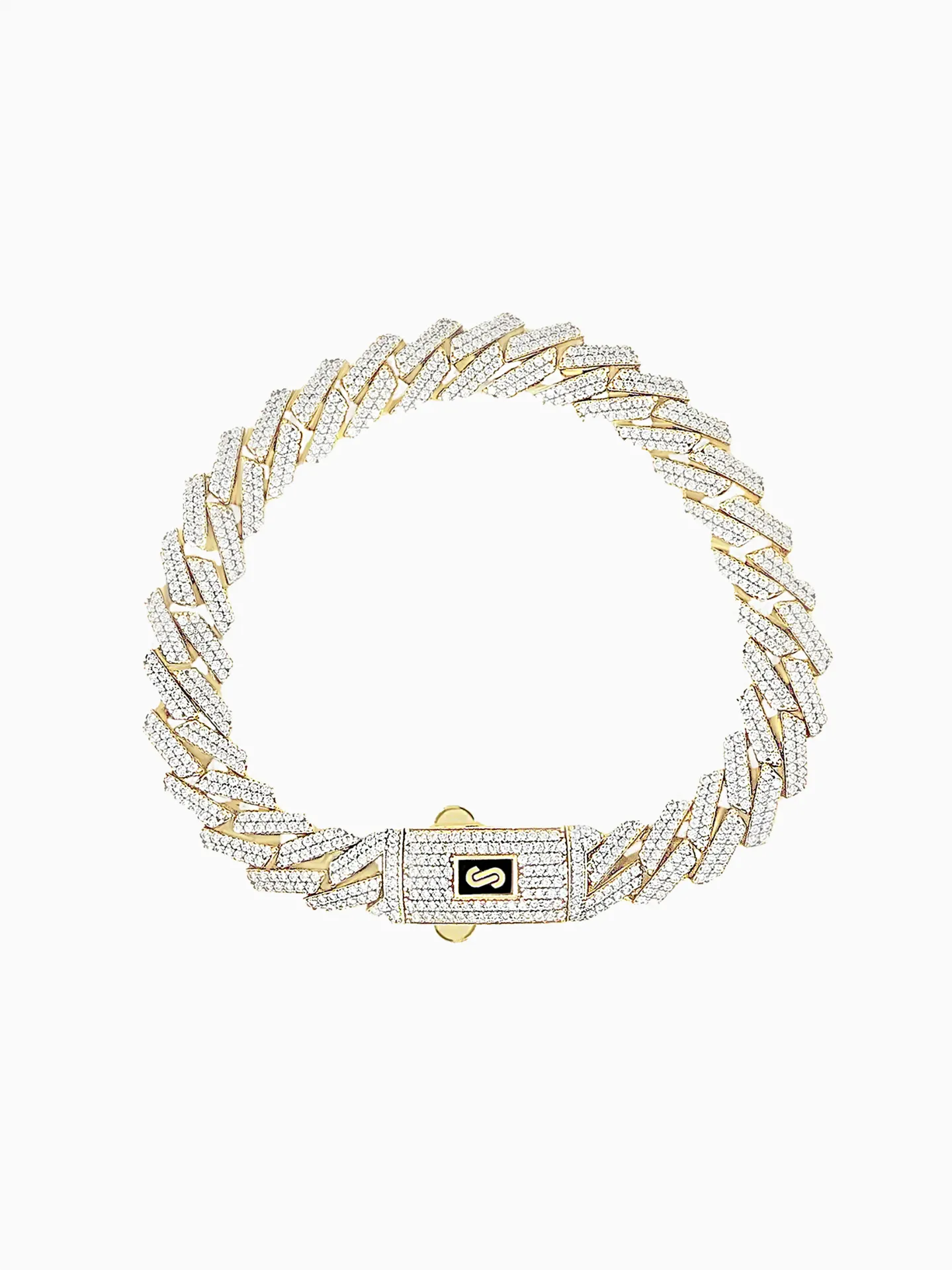 PULSERA MONACO CHAIN™ EDGE SWAROVSKI ORO 10K