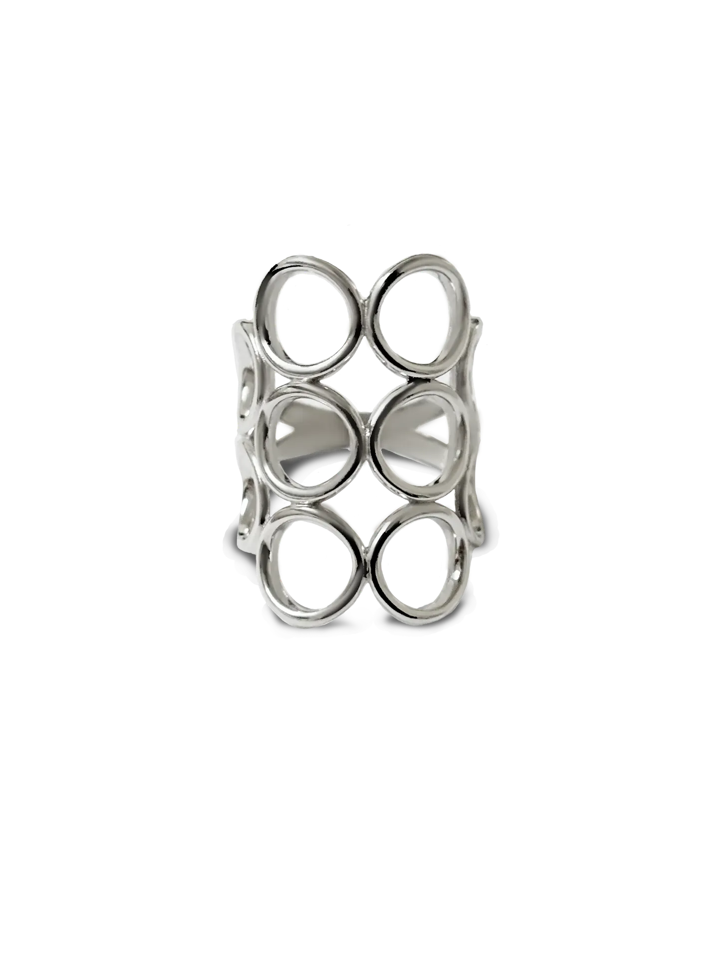 ANILLO CIRCULOS PLATA 925