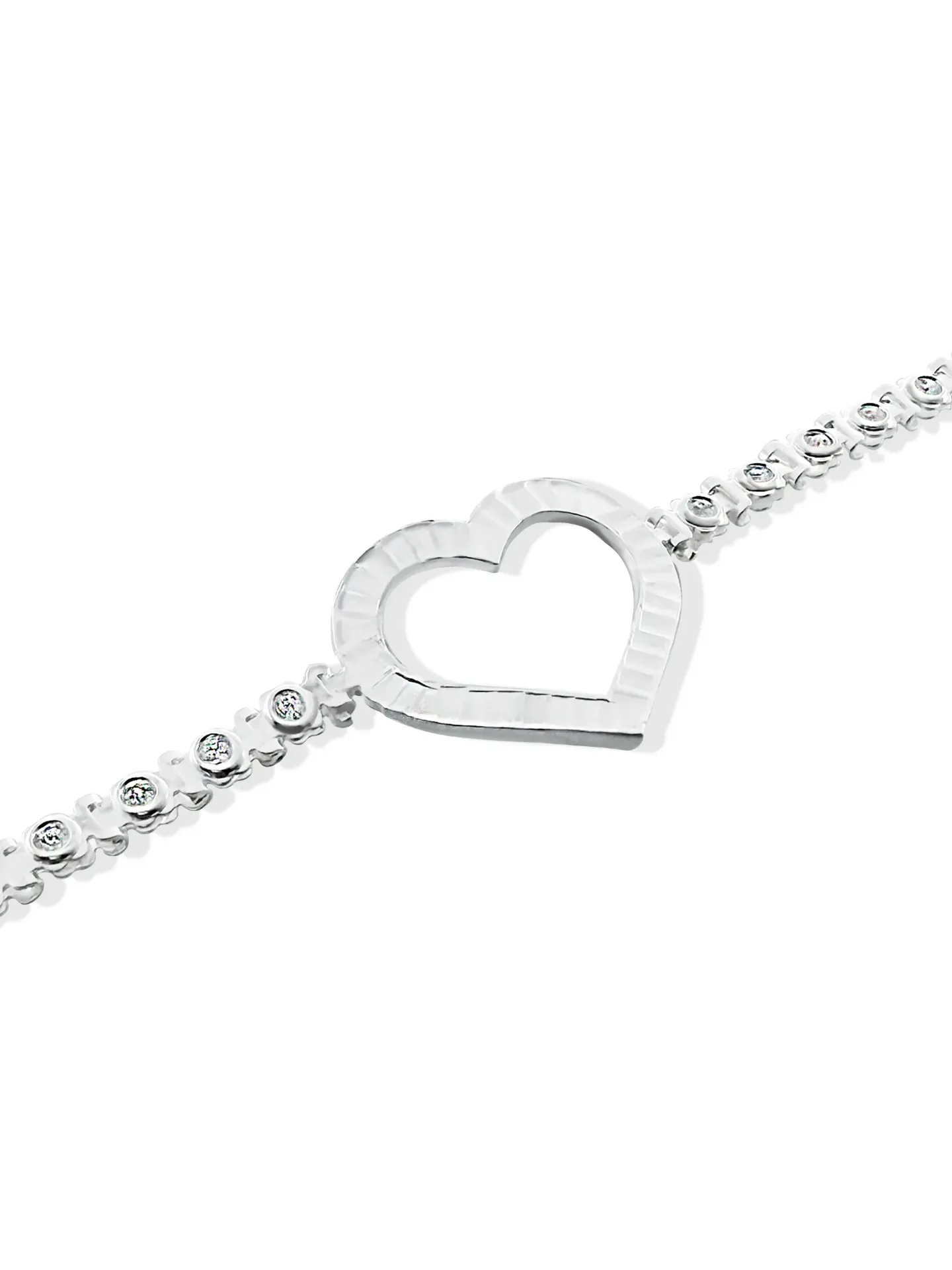 PULSERA CORAZON PLATA 925