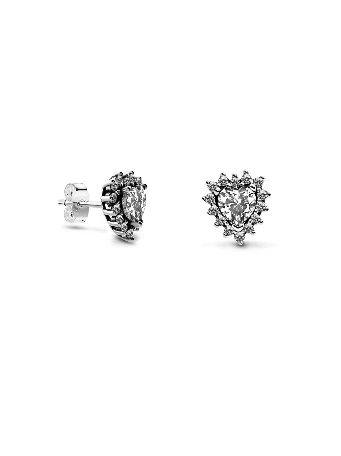 [40875] ARETES CORAZON ZIRCONIAS PLATA 925