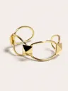 BRAZALETE ESTOPEROLES BAÑO ORO