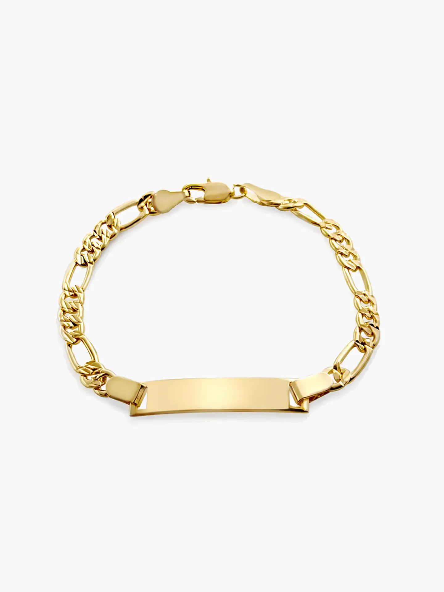 [54707] PULSERA CON PLACA BAÑO DE ORO
