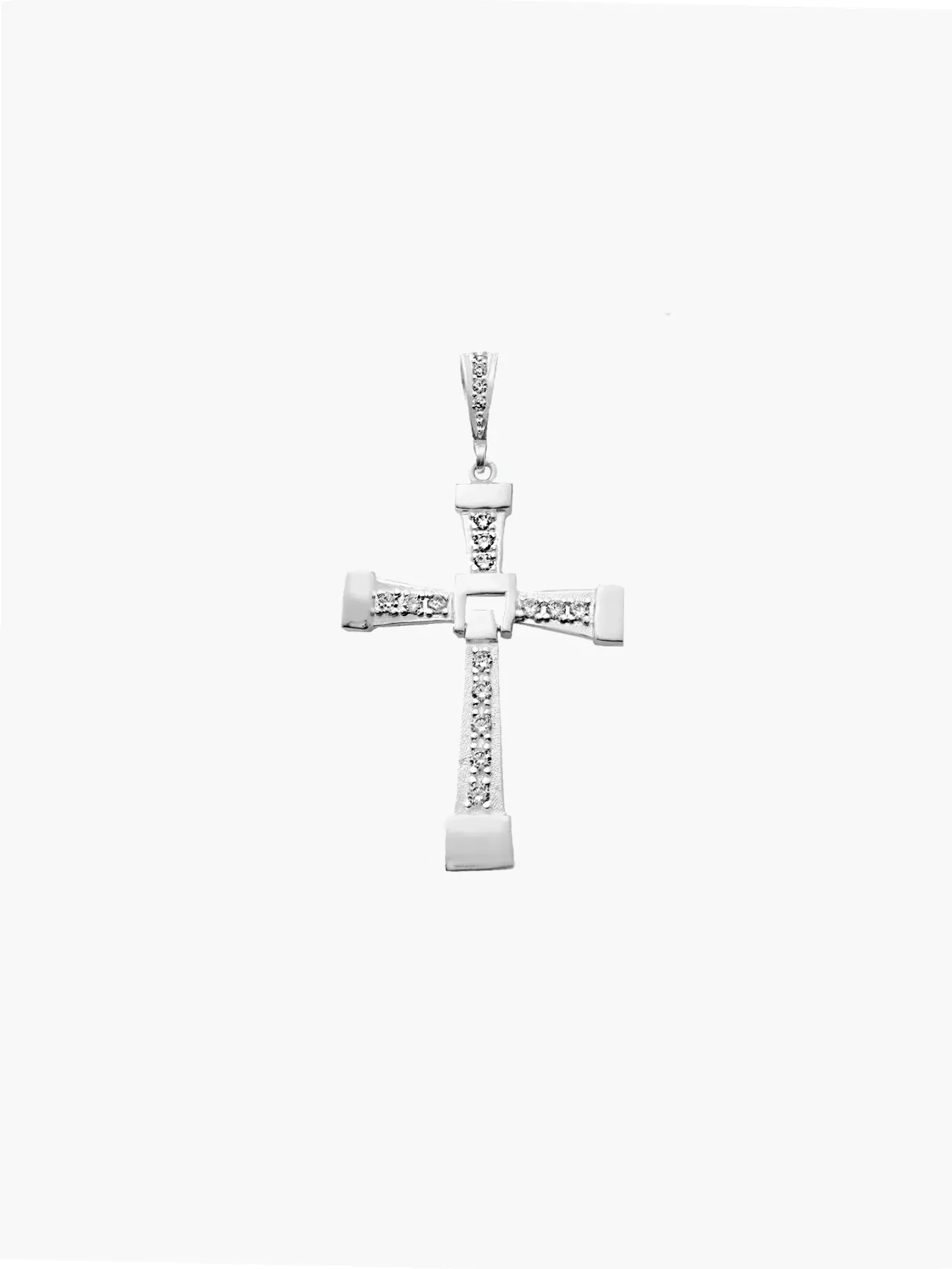 CRUZ DE TORETTO ZIRCS PLATA 925