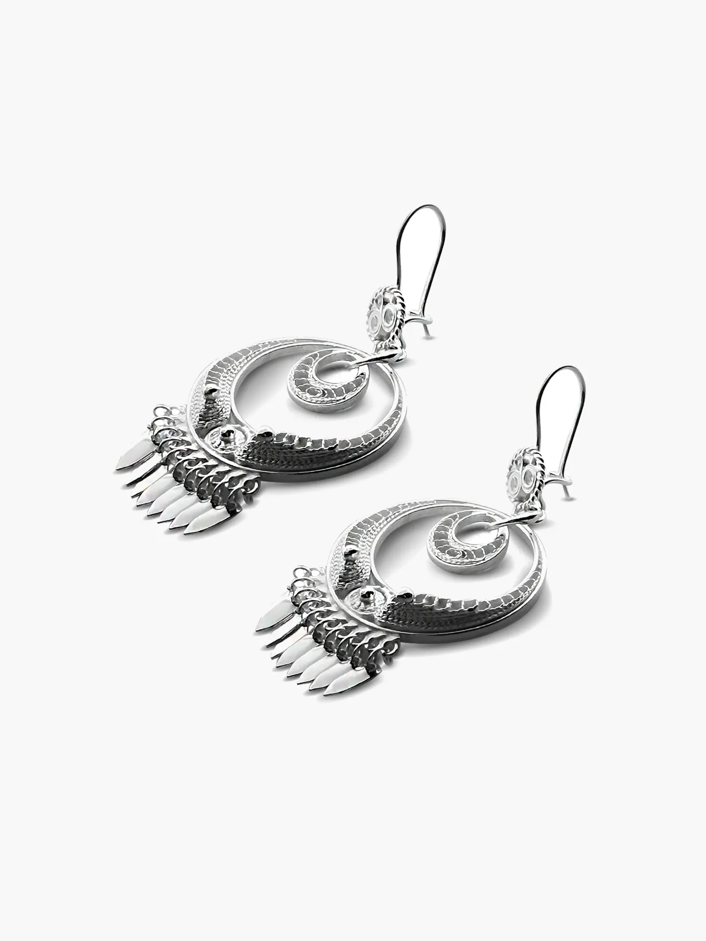 ARETES OAXAQUEÑOS FILIGRANA PLATA 925
