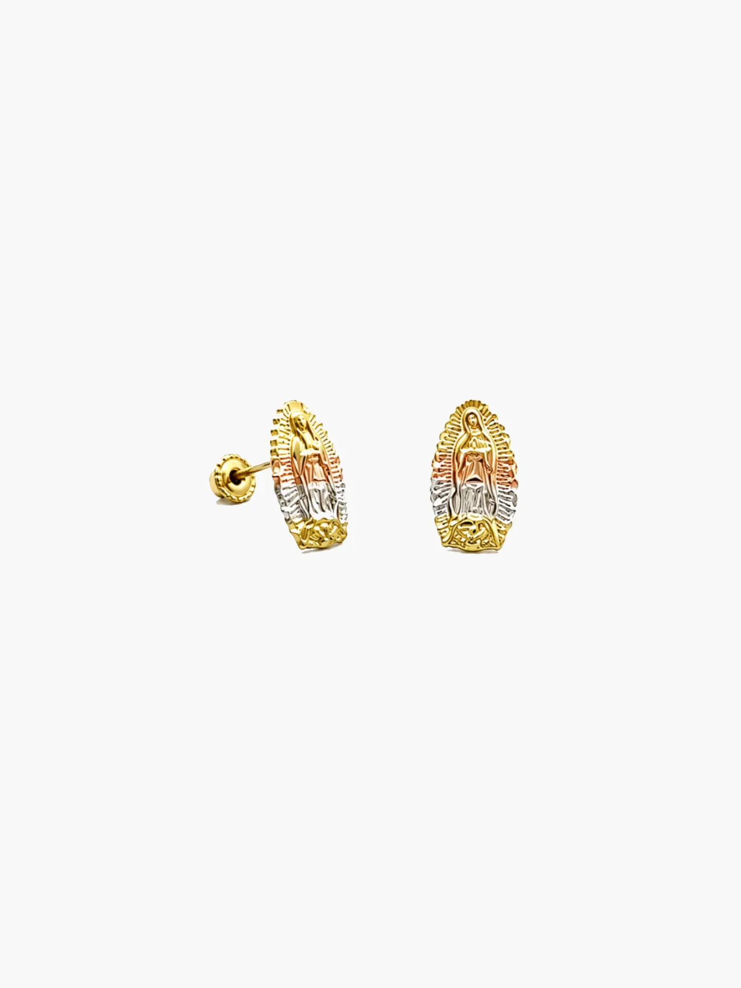 BROQUEL VIRGEN GUADALUPE ORO 10K FLORENTINO